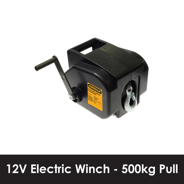 12V Electric Winch - 500kg Pull