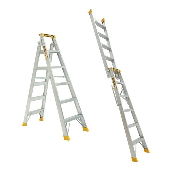 Heavy Duty Aluminium Dual Purpose Ladders